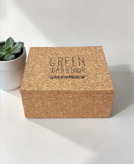 Cajita multiusos de corcho natural Green Warrior