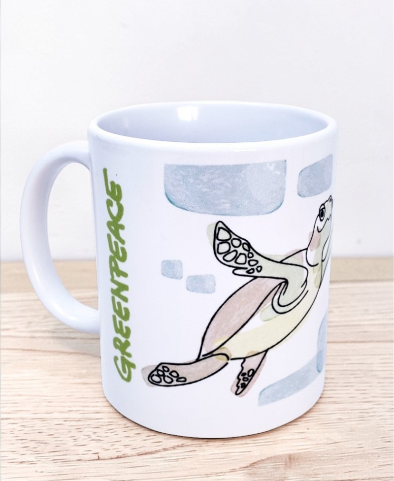 Taza tortuga Greenpeace