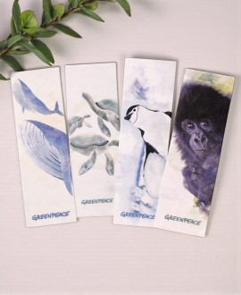 Marcapáginas para celebraciones Greenpeace