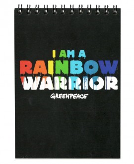 Libreta Greenpeace Rainbow Warrior